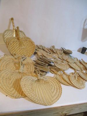 New Rattan Wicker Crafting Fans