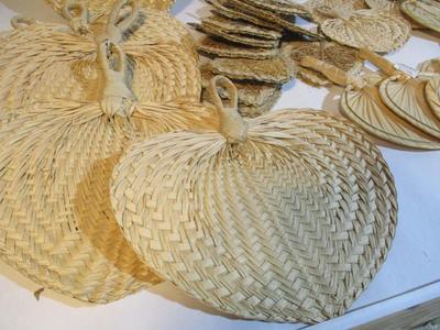 New Rattan Wicker Crafting Fans