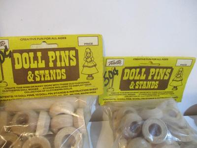 New Heirloom Toys Doll Pins & Stands Country Washboards Wooden Cutouts