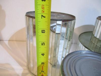 Handmade Mirrored Display Stands