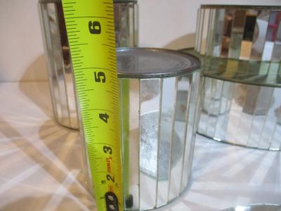 Handmade Mirrored Display Stands