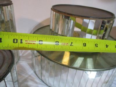 Handmade Mirrored Display Stands