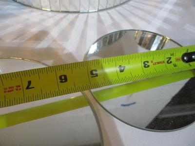 Handmade Mirrored Display Stands