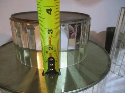 Handmade Mirrored Display Stands