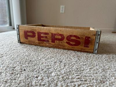 PEPSI COLA WOODEN CRATE
