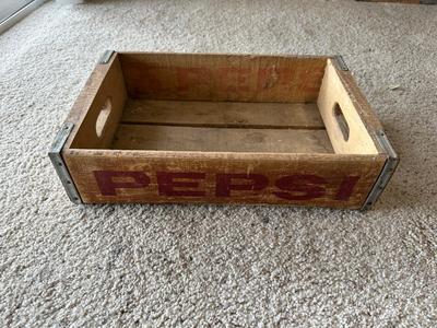 PEPSI COLA WOODEN CRATE