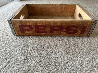 PEPSI COLA WOODEN CRATE