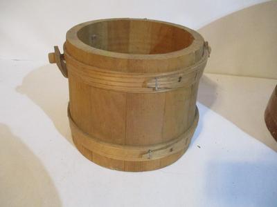 A Pair Of Buckets - 1 Putney Basketville Vermont Bucket