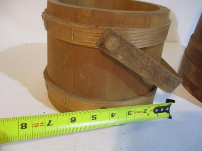 A Pair Of Buckets - 1 Putney Basketville Vermont Bucket