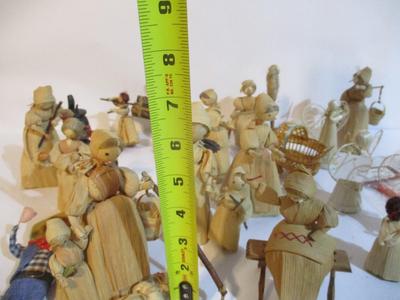 New Handmade Corn Husk Doll Figurines & Crafts #235