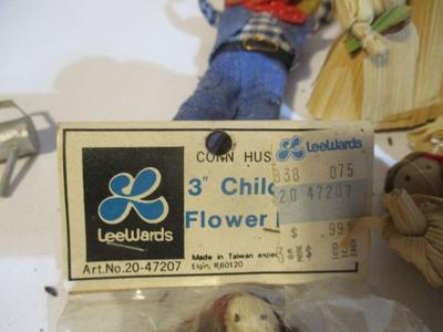 New Handmade Corn Husk Doll Figurines & Crafts #235