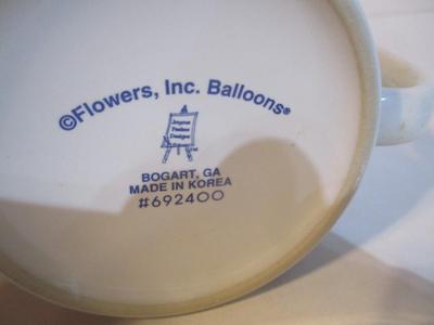 11 - New Flowers Inc. Balloons Mugs