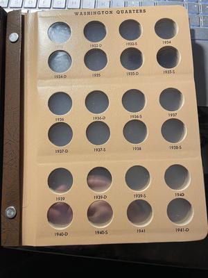 Complete Dansco Preowned Washington Quarter Album 1932-1998 in Good Condition as Pictured. FREE DOMESTIC SHIPPING.