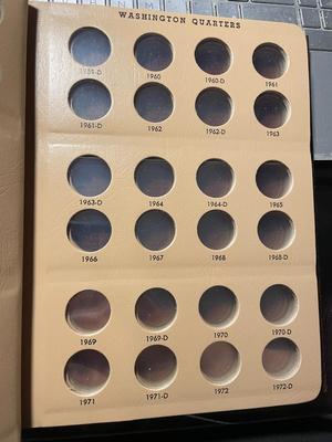 Complete Dansco Preowned Washington Quarter Album 1932-1998 in Good Condition as Pictured. FREE DOMESTIC SHIPPING.