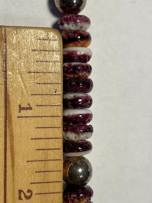 Jay King (DTR) Sterling Silver New Never Used Fashion Bead 18"-20" Adjustable Necklace Preowned from an Estate.