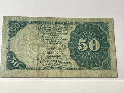 (13) Civil War Era Fractional Currency Banknotes Preowned from an Estate Cleanout Circulated-Nice Circulated Conditions as Pictured.