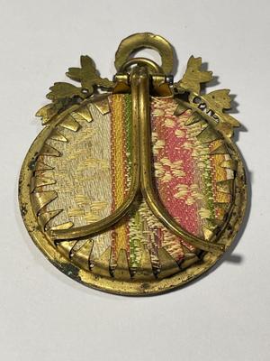 Antique Rare 18/19 Century Napoleon-II Miniature Portrait Painting on Bone or Ivory Signed w/2" x 2.5" Easel Excellent...