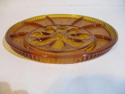 Vintage Indiana Tiara Deviled Egg Dish