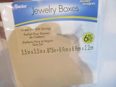 New Darice Jewelry Box Holders