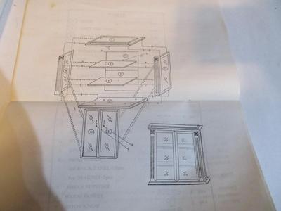 Table Top/Wall Hanging New In The Box Curio Cabinet