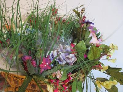 New Floral Greenery Flowers & Basket