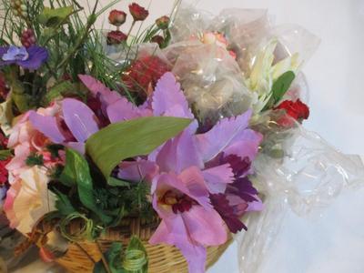 New Floral Greenery Flowers & Basket