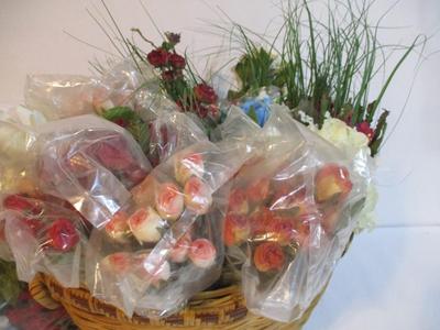 New Floral Greenery Flowers & Basket
