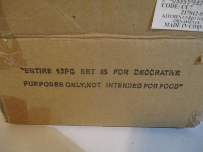 12 New Pieces Of Mini Kitchen Utensil Christmas Ornaments #251