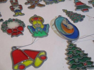 Stain-glass Christmas Ornaments