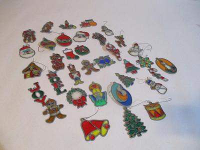 Stain-glass Christmas Ornaments