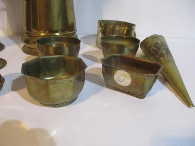 New Brass Coal Scuttle Buckets Fire Match Holder & Bowls