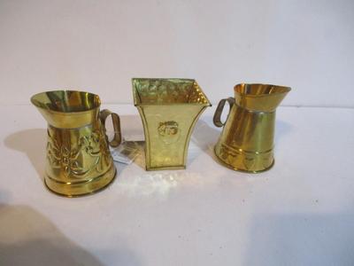 16 Pieces - New Metal Pitchers & Planters