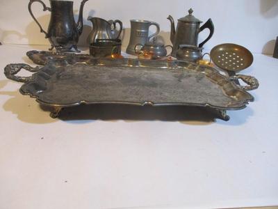 Copper Silver Plate & Pewter Home Decor