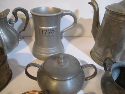 Copper Silver Plate & Pewter Home Decor