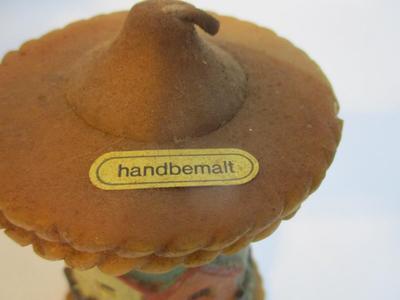 Small German Cuckoo Clock & Hand Made In Western Germany Candle