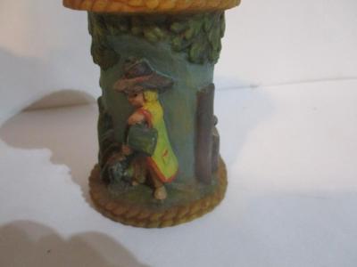 Small German Cuckoo Clock & Hand Made In Western Germany Candle