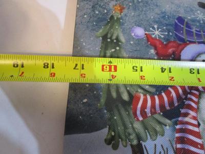 Light Up Snowman Wall Art