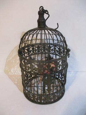 New Vintage Metal Bird Cage