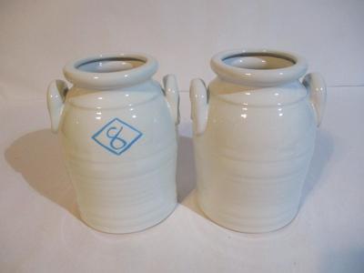 New Pair Of Darice No. 8 Ceramic Jar