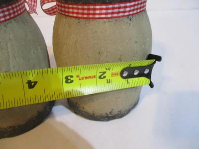New Pair Of #5 Pottery Jars