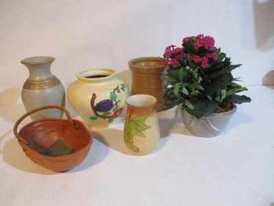 Decorative Flower Vases & Pots 1 Signed