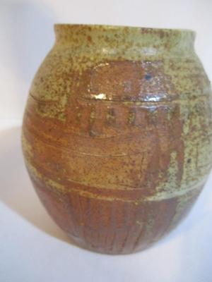 Approx 6" Tall Signed Handmade Pottery Vase