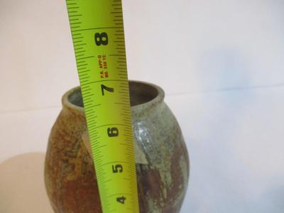 Approx 6" Tall Signed Handmade Pottery Vase