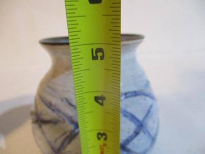 Approx 6" Tall Signed Handmade Pottery Vase