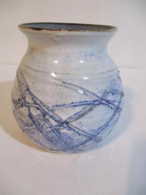 Approx 6" Tall Signed Handmade Pottery Vase