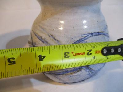 Approx 6" Tall Signed Handmade Pottery Vase