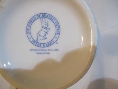 Vintage Peter Rabbit The World Of Beatrix Potter Ceramic Basket