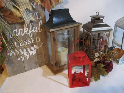 New Home Decor Lanterns & Sign