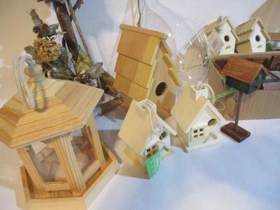 New Finished & Unfinished Birdhouses