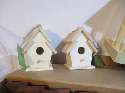 New Finished & Unfinished Birdhouses